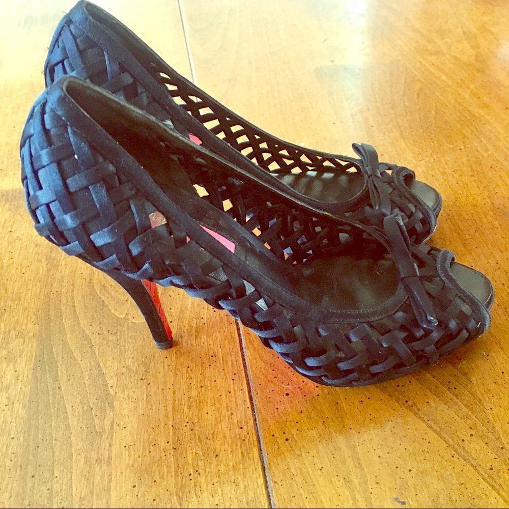 BETSEY JOHNSON Black Heels